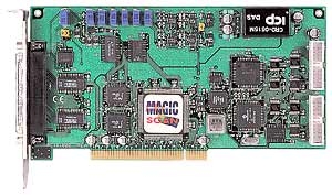 PCI Adapter, 32SE/16D kana wyjcia, 16 bit ADC, 200 kHz, 8k words FIFO, 2 wyjcia analogowe, 16DI, 16DO, Regulator, przewd Socket CA-4002x1