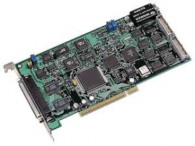PCI Adapter, 32SE/16D kana wyjcia, 12 bit ADC, 44 kHz, 2k words FIFO, 2 wyjcia analogowe, 16DI, 16DO, Regulator, przewd Socket CA-4002