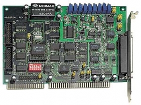 Adapter ISA, 16SE/8D z wejciem analogowym, 12 bit ADC, 125kHz, 2 wyjcia analogowe z Bipolar Level, 16DI, 16DO, Regulator