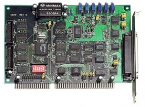 Adapter ISA,16SE/8D z wejciem analogowym, 16 bit ADC, 100 kHz, 2 wyjcia analogowe, 16DI, 16DO, Regulator
