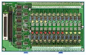 Modu 24-kanaowy AC/DC izolowanych cyfrowych wej, Opto-22 kompatybilny, DB37 Connector, montowany na szynie DIN