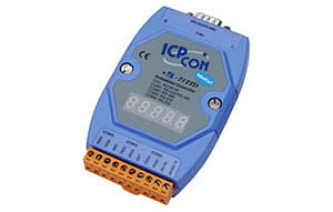 Kontroler komunikacyjny, CPU 40MHz, ROM/DOS, 256k Flash, 128kb SRAM, 2x RS232, 1x RS485, 1x RS232/485, z 7 segmentowym wywietlaczem LED
