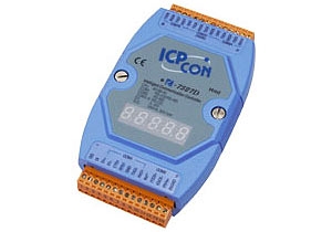 Inteligentny kontroler, 7x RS-232, 1x RS-485, 1x wejcie cyfrowe, 7 segmentowy wywietlacz LED