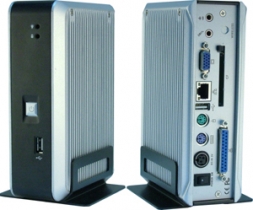 Komputer kompaktowy VIA EDEN Nano 800Mhz, 256MB DDR266 RAM, VGA, 1xEthernet 10/100, 2xUSB, 1xPRT, Compacpt Flash Slot, Mini PCI Socket, Dual LAN