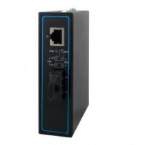 Przemysowy konwerter Ethernet 1000base-TX na wiatowd 1000base-FX/1000BaseSX/LX/LHX/ZX, jednomodowy, wielomodowy, slot SFP, montowanie na szynie DIN