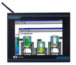 Dotykowy panel PC, 12.1" SVGA TFT LCD, Intel Atom 1.6GHz, 1x CF, 1x 2.5" SATA HDD, 3x RS-232, 1x RS-232/422/485, 1x VGA, 4x USB, 1x 1000base-TX, 1x PCIe, WiFi, audio, bezwentylatorowy