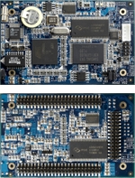 Modu ARM9 z systemem Linux, CPU ARM9 400 MHz, 128 MB Flash, 64 MB SDRAM, Ethernet, USB, SD, I2C, I2S, SPI, GPIO