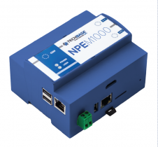 NPE M1000 - Komputer przemysowy, IoT Gateway, Quad-core Intel Atom x5 Z8350 1.44GHz (do 1.92GHz), 1/2/4 GB RAM, 16/32/64 GB Flash, Linux 4.4+, RTC, WatchDoG, 1 x RS-232 / 1 x RS-485, 4 x DI, 4 x DO, 4 x DIO/GPIO, OneWire,, USB 3.0, Gigabit Ethernet, SIM CARD slot, GPRS/3G/LTE modem options, Wi-Fi, Bluetooth, GPS, Zigbee, IoT Gateway