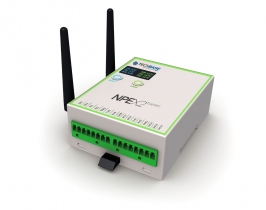 Komputer przemysowy, IoT Gateway, Dual-core Tensilica LX6 240 MHz, 512KB/4MB RAM, 4MB Flash, microSD, Arduino, ESP32, RTC, WatchDog, 2 x RS-232 / 2 x RS-485, 8 x DIO, 4 x AI, 2 x AO, 1 x Ethernet, UPS,  GPRS/LTE-NB modem, Wi-Fi, Bluetooth BLE, LoRa, Sigfox, NarrowBand-IoT, Zigbee, moduy ExCard