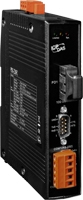 Programowalny konwerter portu szeregowego na wiatowd, 1x RS-232, 1x RS-485/RS-422, CPU 80186 80 MHz, 100 Base-FX (zcze ST), wielomodowy