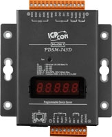 Programowalny konwerter z PoE, Modbus Gateway, 3x RS-232 i 1x RS-485 (RoHS) z metalowa obudow, zawiera kabel CA-0910