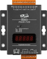 Programowalny konwerter portu szeregowego na Ethernet, 4x RS-232, 1x RS-485, w metalowej obudowie, z wywietlaczem LED, PoE