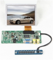 Modu ekranu dotykowego, 5.6" LCD, LED, 640x480, 200 cd/m2, 500:1, SKD, VGA, AV1, AV2, HDMI, DVI
