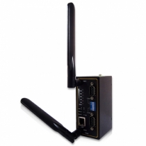 Przemysowy bezprzewodowy serwer portw szeregowych, Wi-fi, Ethernet (TCP/IP), 1 x RJ-45, 2 x RS-232/RS-485/RS-422, IP-50, DB9/TB5/TB5 with serial isolation