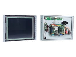 10.4" Panel PC typu Open Frame, ekran dotykowy, wbudowana karta procesorowa:  CPU Vortex86DX- 800MHz, 256MB RAM, 3xUSB, VGA, LCD, LVDS, AUDIO, LAN, GPIO, CF, FDD, PWMx16