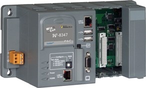 Kontroler wbudowany ISaGRAF WinCon, CPU Intel Strong ARM 206MHz, 32Mb Flash, 64Mb SRAM, 2x RS-232, 1x RS-485, 1x RS-232/RS485, 2x 10/100 BaseT, 2x USB, 1x VGA, Compact Flash, Windows CE.NET 4.1, 3x sloty rozszerze