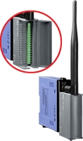 Konwerter ZigBee, bezprzewodowy 8-kanaowy modu ZigBee wej analogowych z ochron przed wysokim napiciem, szyna DIN, DCON, Modbus RTU