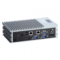 Komputer kompaktowy, CPU AMD single core 1.0GHz, 1x RS-232/422/485, 1x RS-232, 1x VGA, audio, 2x 1000baste-TX, 4x USB, 1x 2.5" SATA HDD, CF, 1x PCIe, WIFI, BT, GPS