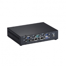 Komputer kompaktowy, AMD Geode LX800 500 MHz, CF, 3x RS-232, 1x RS-232/422/485, audio, 20W, 3x USB, VGA, 2x LAN, PS/2