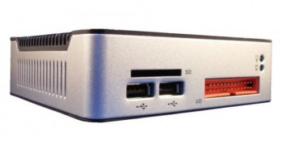 Komputer kompaktowy, MSTI PMX-1000 1GHz, 1GB DDR2, 1x Ethernet 10/100, 3x USB, SD slot, 1x PS/2, 1x D-Sub, bezwentylatorowy, 1x SATA