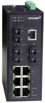 Zarzdzalny switch ethernetowy, 2x 100Base-FX multi mode, gniazdo FC/ST/SC; 6x 10/100Base-T(X) gniazdo RJ45, temperatura pracy -40+85 C