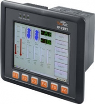 ViewPAC z kolorowym 5.7" wywietlaczem i klawiatur, Windows CE 5.0, 3x sloty wejcia/wyjcia, CPU PXA270 520MHz, 1x RJ-45 10/100 Base-TX, 1x RS-232, 1x RS-485, 1x USB, panel dotykowy